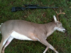 First Buck and rifle (for sizing)